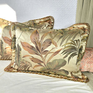 Croscill Bali Tropical Jacquard Woven Standard Pillow Shams